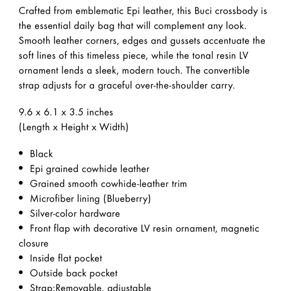 Louis Vuitton buci black bag like new. Used a few times - Picture 14 of 14